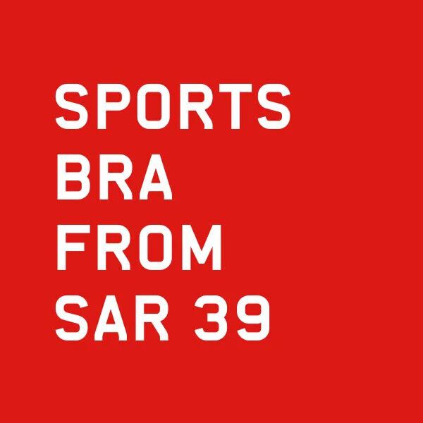 SPORTS BRA  STARTS FROM AED  39