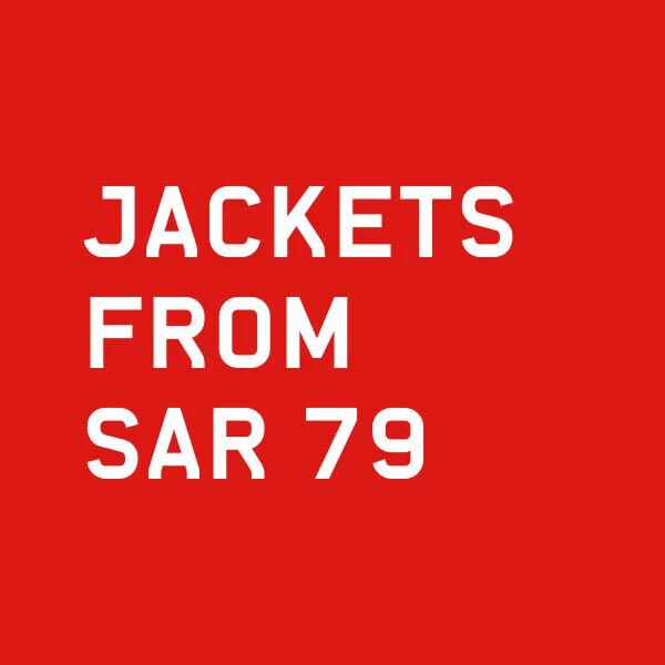 JACKETS  STARTS FROM AED 79
