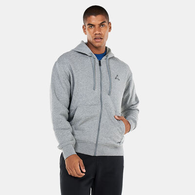 Jordan Men's Brooklyn Fleece Full-Zip Hoodie Grey