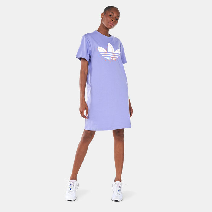 adidas Originals Women's Streetball Dress Purple adidas Originals Women's Streetball Dress Purple image number 0