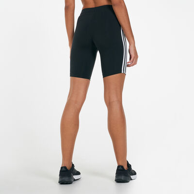 adidas Women's Essentials 3 Stripes Bike Shorts Black