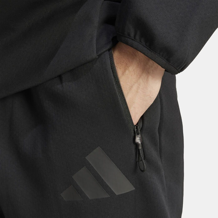 adidas Men's Z.N.E. Open-Hem Pants Black image number 3