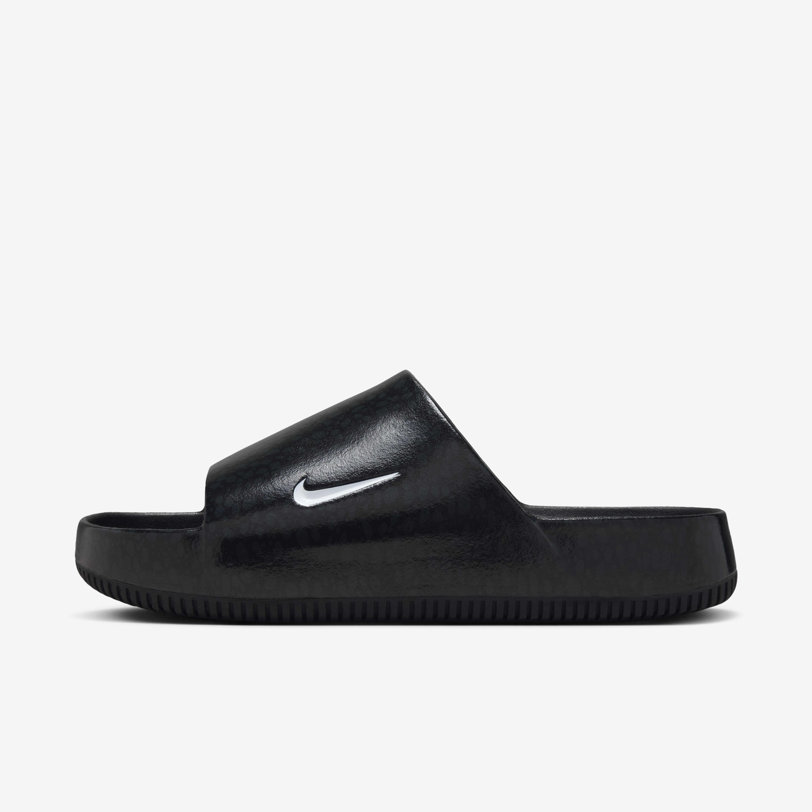 Mens nike slides black hot sale