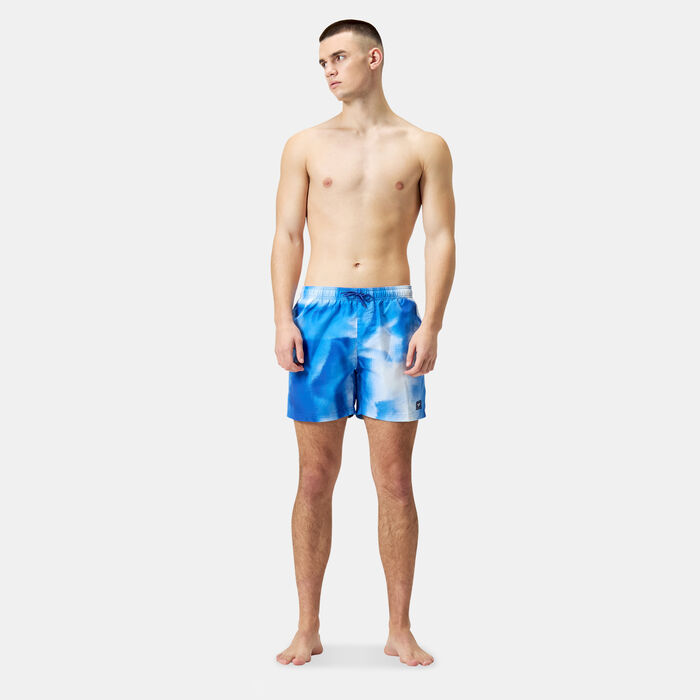 Speedo Men's Digital Printed Leisure Swimming Shorts Blue image number 2