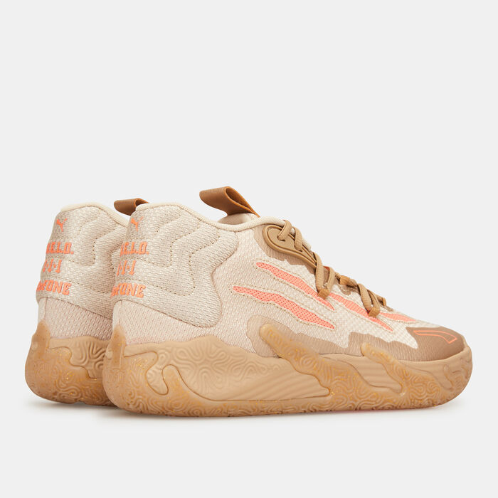 PUMA Men's MB.03 CNY Basketball Shoes Gold image number 3