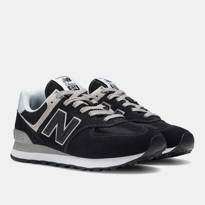 New Balance Women's 574 Shoe Black image number 1