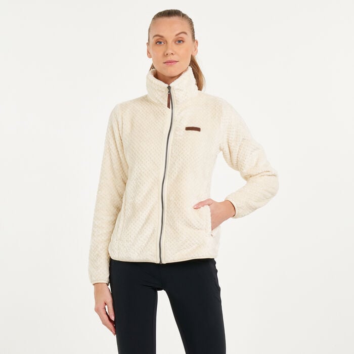 Columbia Women's Fire Side™ II Sherpa Full-Zip Jacket White Columbia Women's Fire Side™ II Sherpa Full-Zip Jacket White image number 0