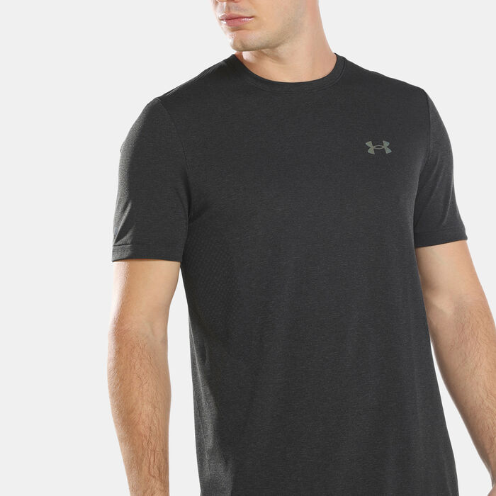 Under Armour Men's UA RUSH™ Seamless T-Shirt Black Under Armour Men's UA RUSH™ Seamless T-Shirt Black image number 3