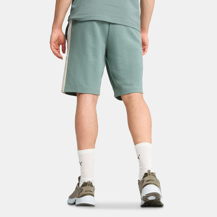 PUMA Men's Essentials Block Shorts Green PUMA Men's Essentials Block Shorts Green image number 1
