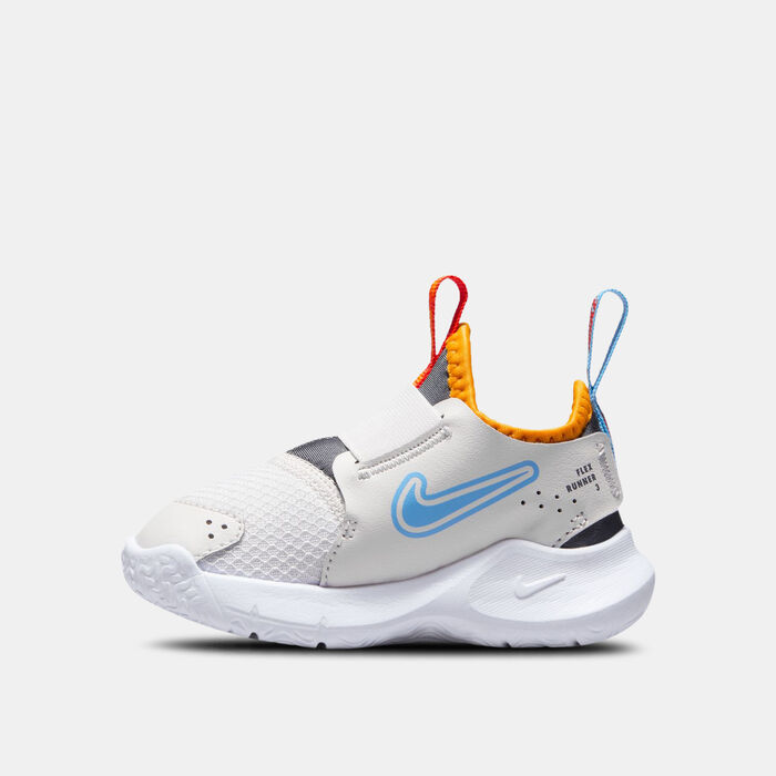 Nike Kids' Flex Runner 3 Shoes Ivory image number 2