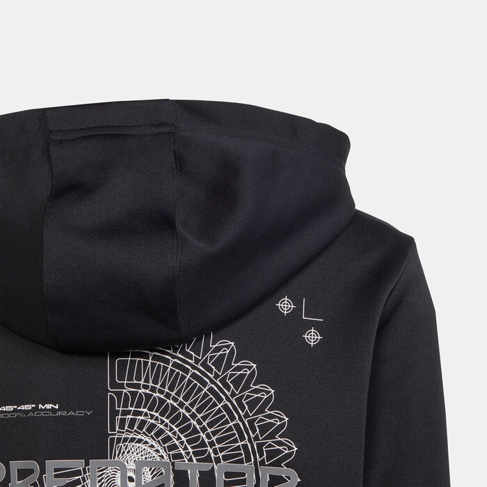adidas Kids' Predator Full-Zip Hoodie Black adidas Kids' Predator Full-Zip Hoodie Black image number 2