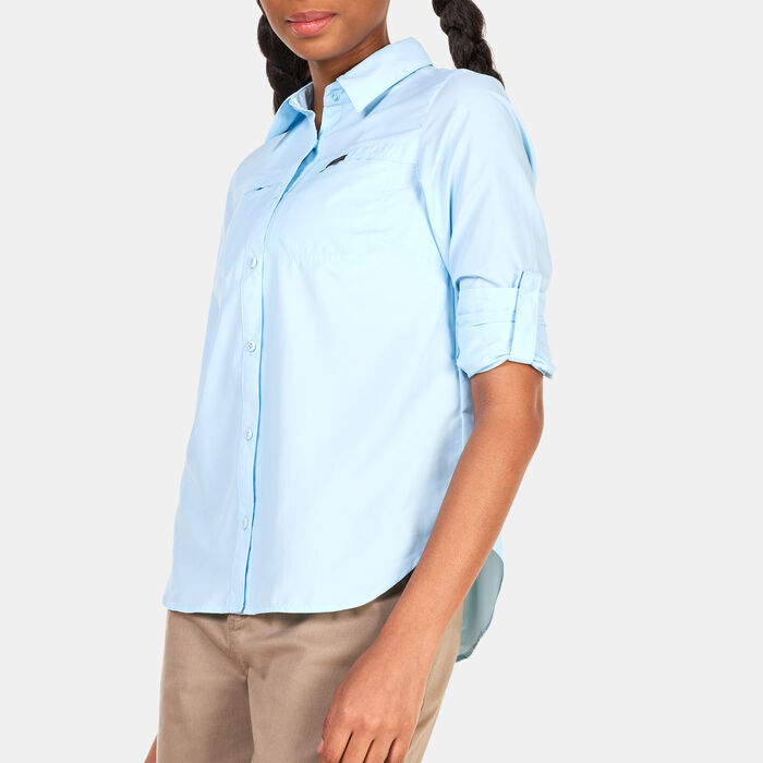 Columbia Women's Silver Ridge™ 3.0 Shirt Blue Columbia Women's Silver Ridge™ 3.0 Shirt Blue image number 3