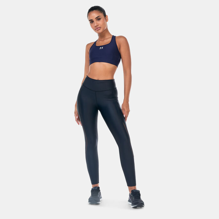 Under Armour Women's Mid-Support Training Sports Bra Blue Under Armour Women's Mid-Support Training Sports Bra Blue image number 2