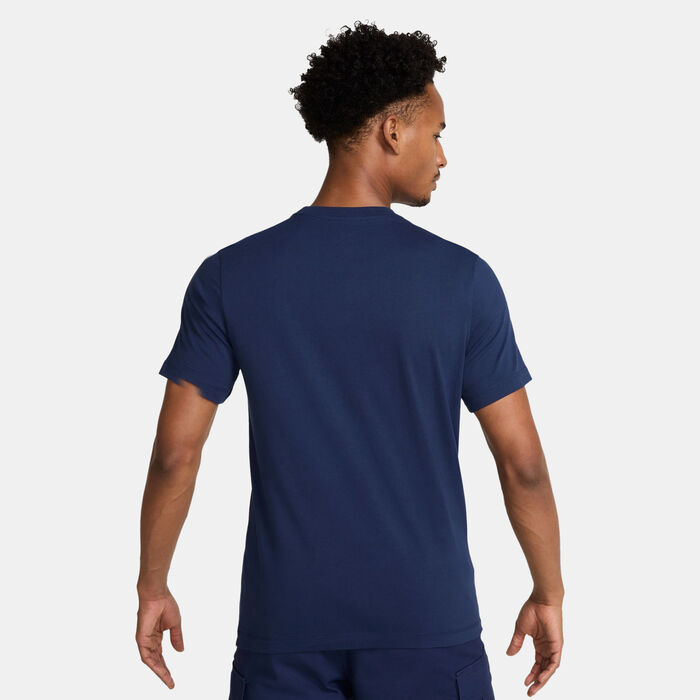 Nike Men's Paris Saint-Germain Heritage T-Shirt Blue Nike Men's Paris Saint-Germain Heritage T-Shirt Blue image number 1