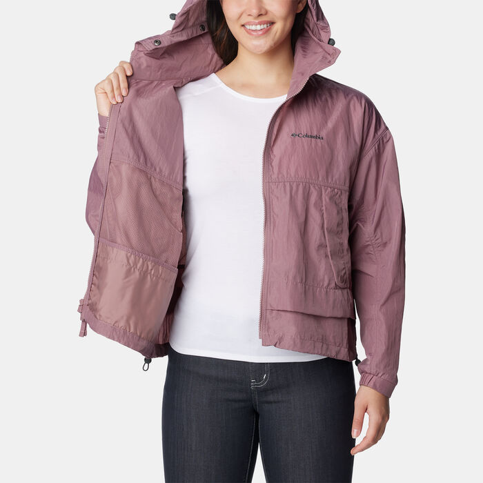 Columbia Women's Paracutie™ Windbreaker Jacket Purple Columbia Women's Paracutie™ Windbreaker Jacket Purple image number 2