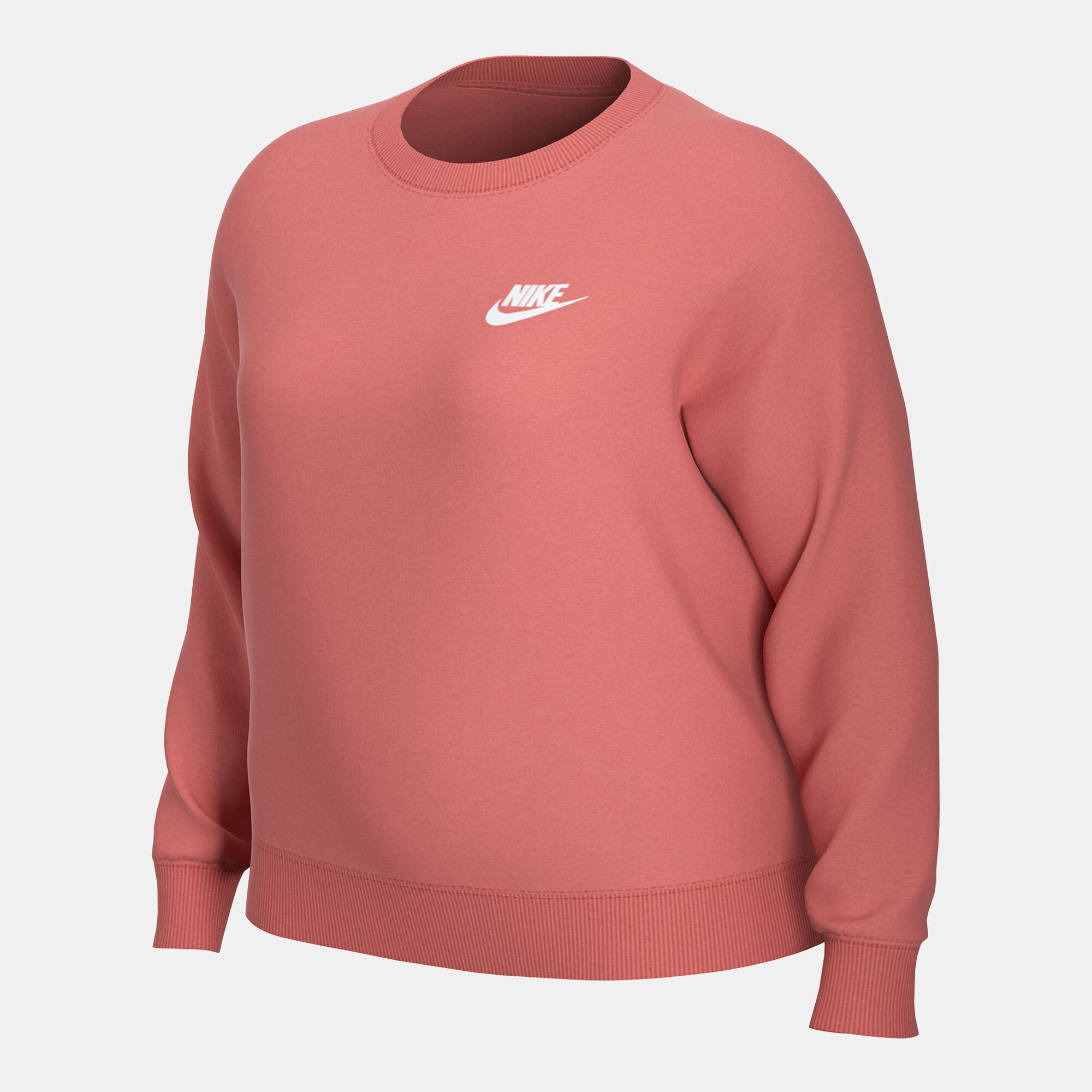 Women s Sportswear Essential Sweatshirt Plus Size Orange Nike in KSA SSS