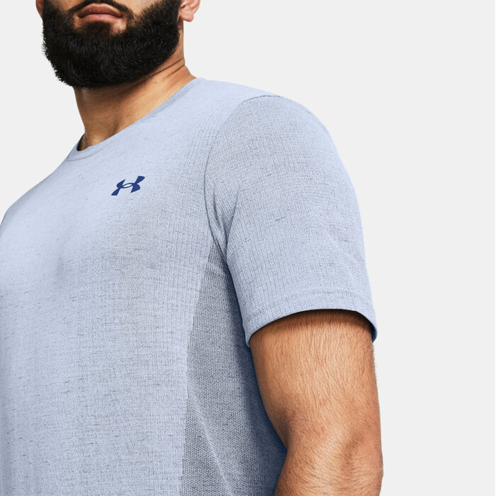 Under Armour Men's Vanish Seamless T-Shirt Blue image number 2