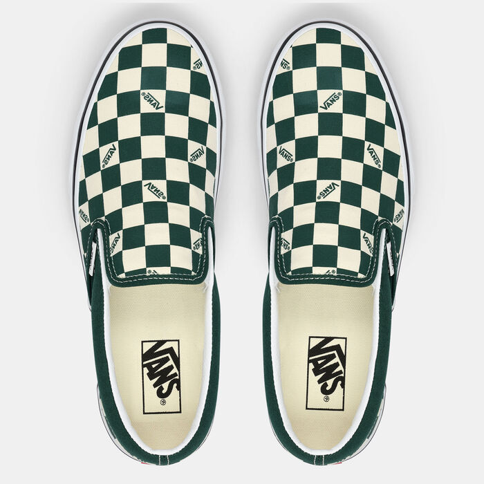 Vans Classic Slip-On Unisex Shoes Green Vans Classic Slip-On Unisex Shoes Green image number 1