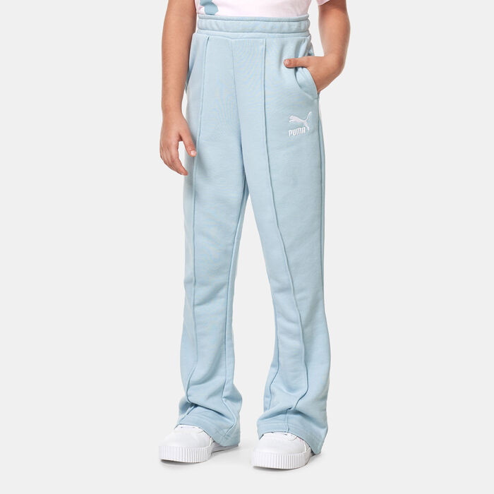 PUMA Kids' Classics Flared Pants (Older Kids) Blue PUMA Kids' Classics Flared Pants (Older Kids) Blue image number 0