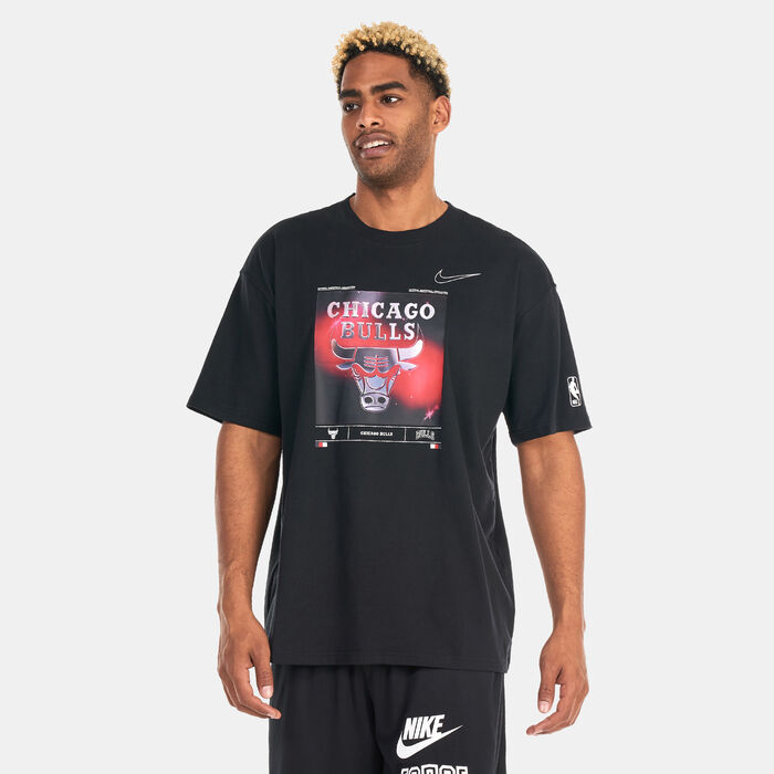 Nike Men's NBA Chicago Bulls Essential Max90 T-Shirt Black Nike Men's NBA Chicago Bulls Essential Max90 T-Shirt Black image number 0