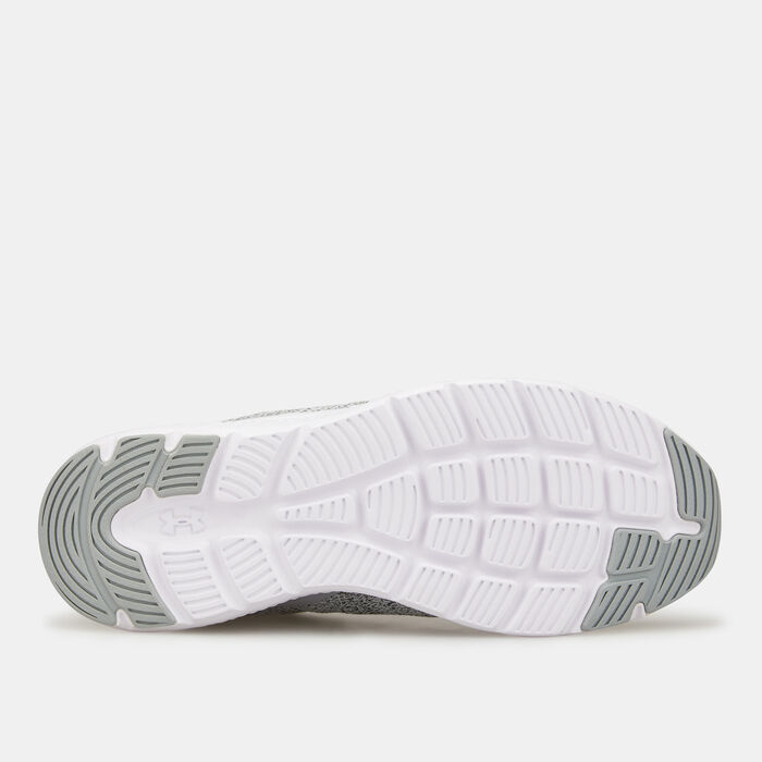 Under Armour Men's UA Charged Impulse 3 Knit Running Shoe Grey Under Armour Men's UA Charged Impulse 3 Knit Running Shoe Grey image number 4