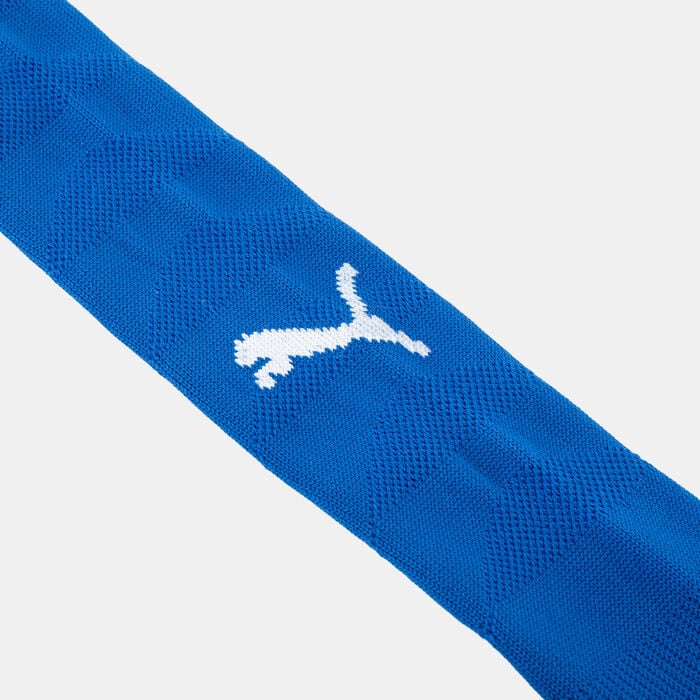 PUMA Men's Al Hilal Graphic Over-The-Calf Football Socks Blue PUMA Men's Al Hilal Graphic Over-The-Calf Football Socks Blue image number 1