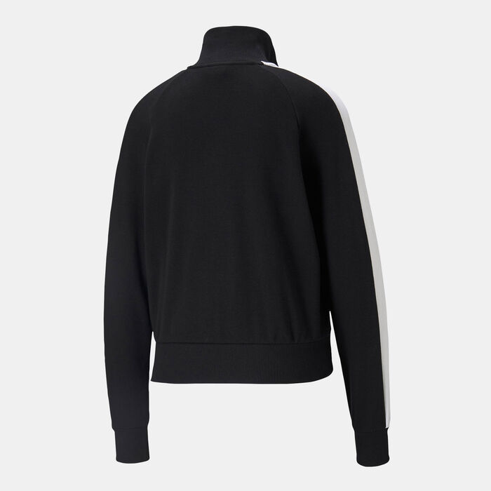 PUMA Women's Iconic T7 Track Jacket Black PUMA Women's Iconic T7 Track Jacket Black image number 1