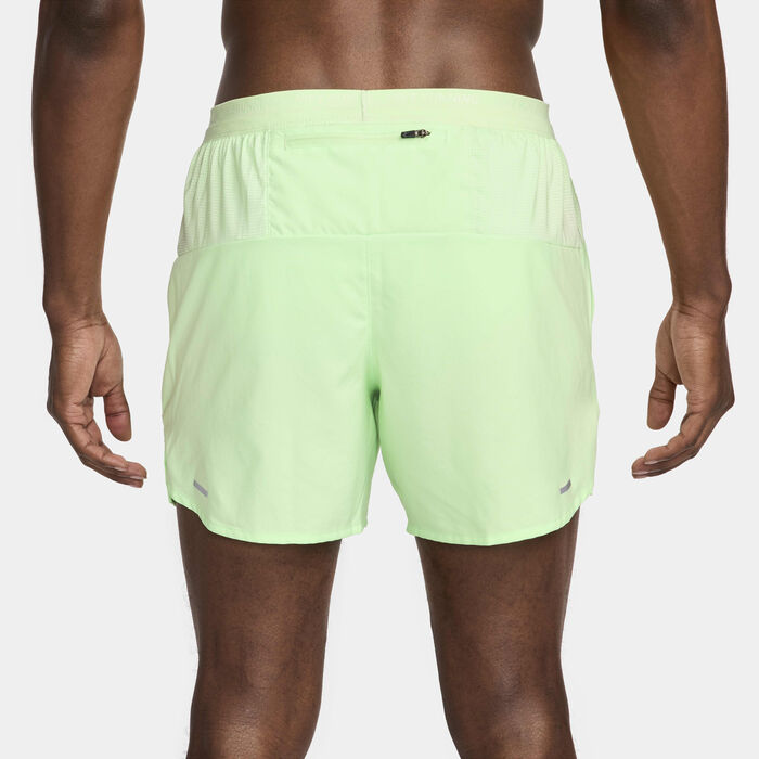 Nike Men's Stride Dri-FIT Running Shorts Green Nike Men's Stride Dri-FIT Running Shorts Green image number 2