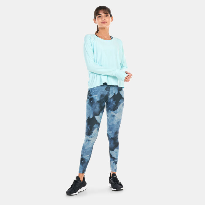 BEYOND YOGA Women's Featherweight Daydreamer Long Sleeve T-Shirt Blue BEYOND YOGA Women's Featherweight Daydreamer Long Sleeve T-Shirt Blue image number 2