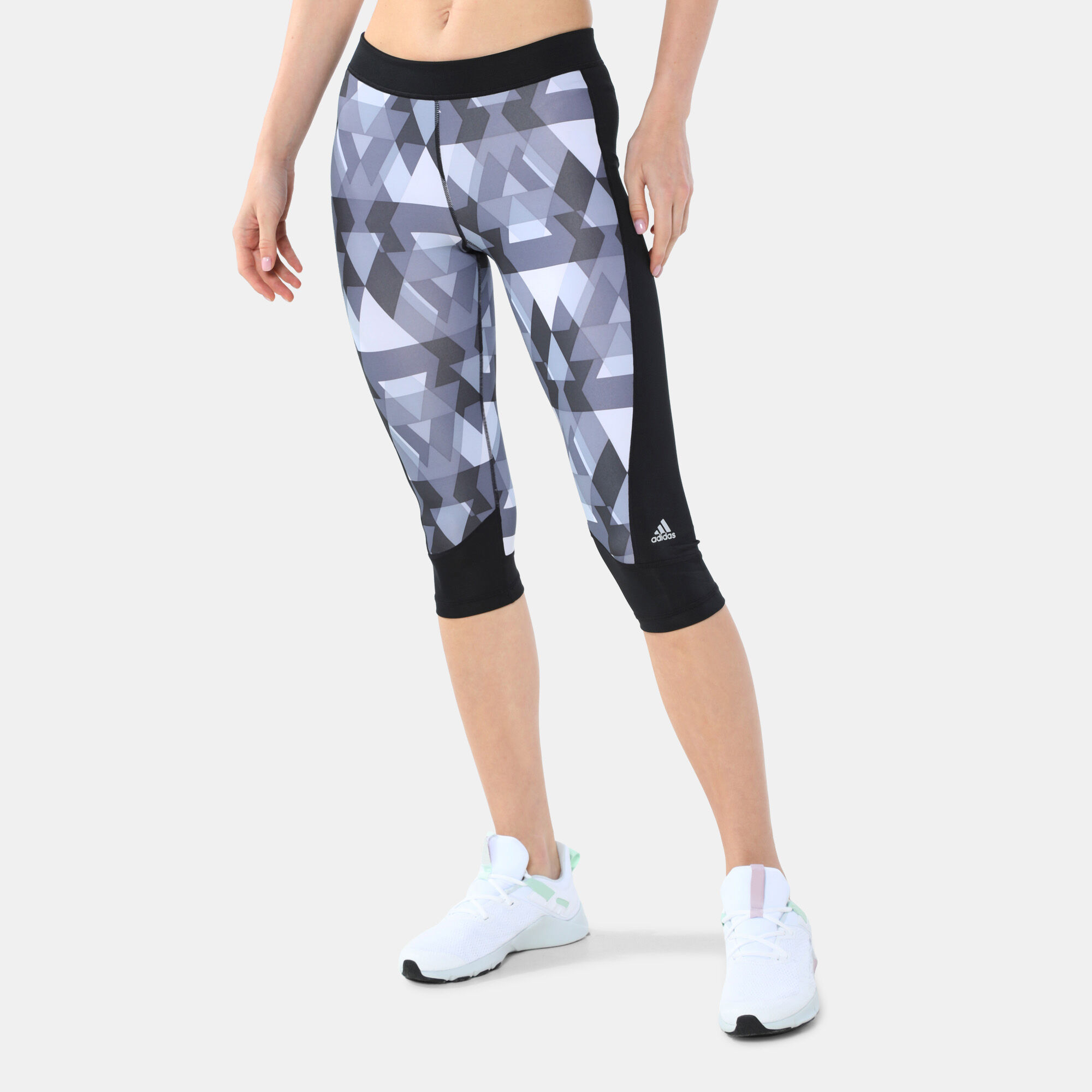 Buy adidas Women s 3 4 Techfit Training Leggings Multi Color in