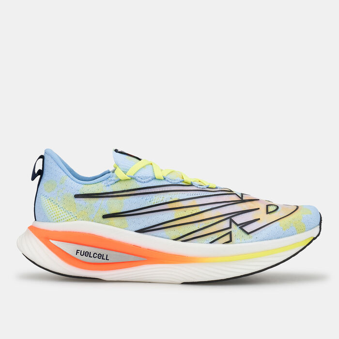New Balance Women's London Edition FuelCell SuperComp Elite v3 Shoe Blue New Balance Women's London Edition FuelCell SuperComp Elite v3 Shoe Blue image number 0