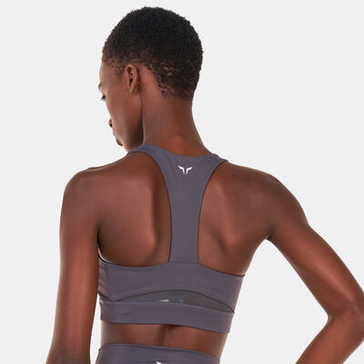 SQUATWOLF Women's Core Agile Sports Bra Grey