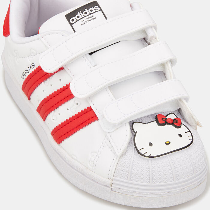 adidas Originals Kids' Hello Kitty Superstar Shoe White adidas Originals Kids' Hello Kitty Superstar Shoe White image number 4