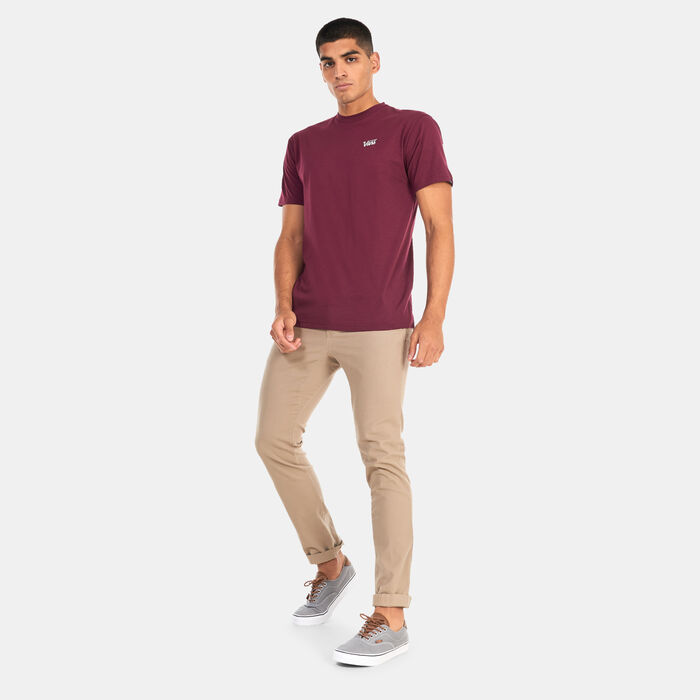 Vans Men's Mini Script-B T-Shirt Red Vans Men's Mini Script-B T-Shirt Red image number 2