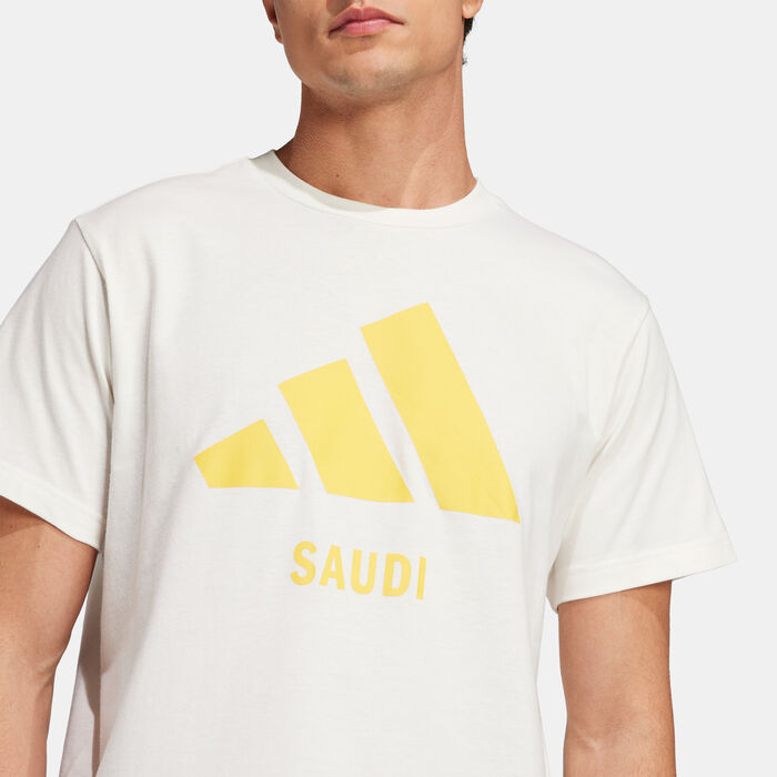 adidas Saudi T-Shirt White adidas Saudi T-Shirt White image number 2
