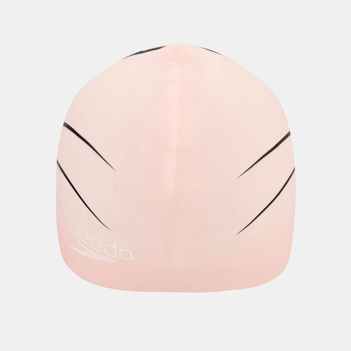 Speedo Kids' Printed Swimming Cap Pink image number 1