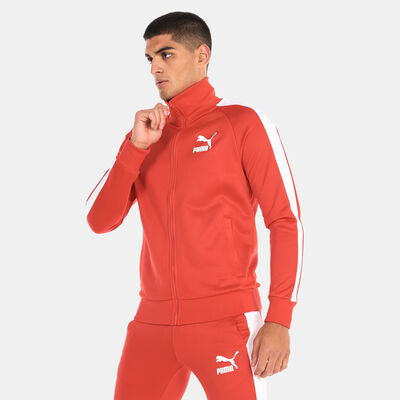 PUMA Men's Iconic T7 Track Jacket Red