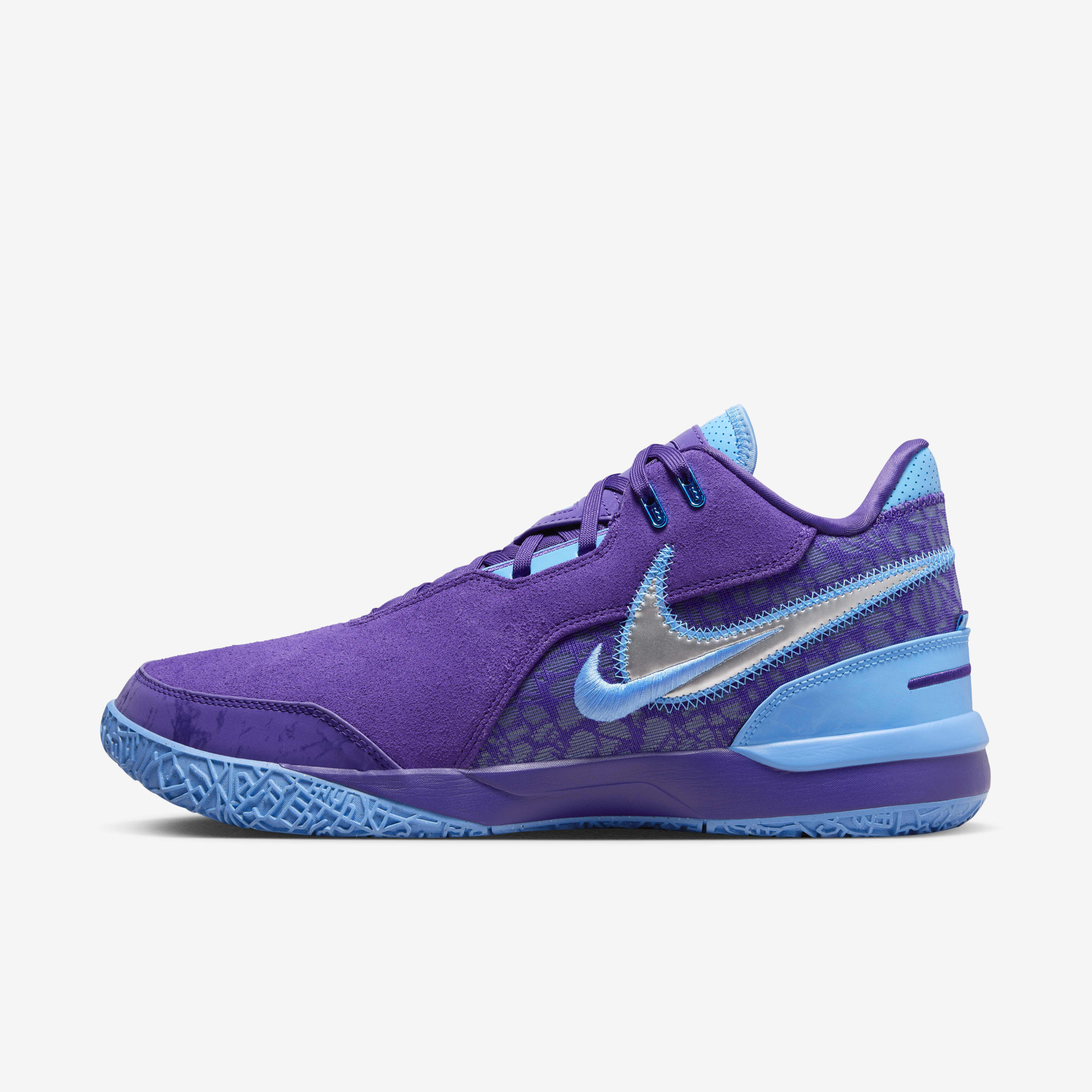 Shop Nike Men's LeBron NXXT Gen AMPD Basketball Shoes Purple