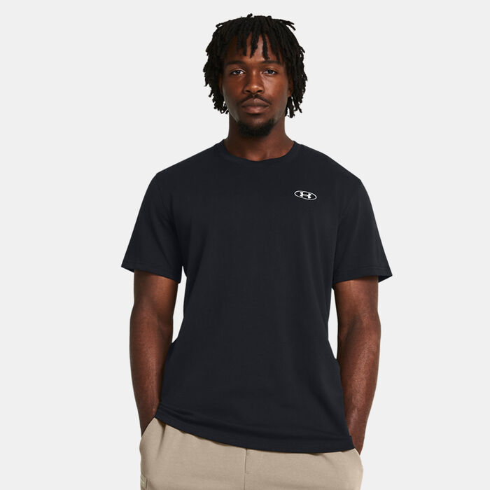Under Armour Men's Chest Patch T-Shirt Black Under Armour Men's Chest Patch T-Shirt Black image number 0