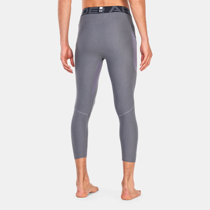 Under Armour Men's HeatGear® Armour 7/8 Tights Grey image number 1