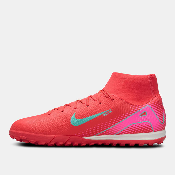 Nike Men's Mercurial Superfly 10 Academy Turf Ground Football Shoes Red image number 2