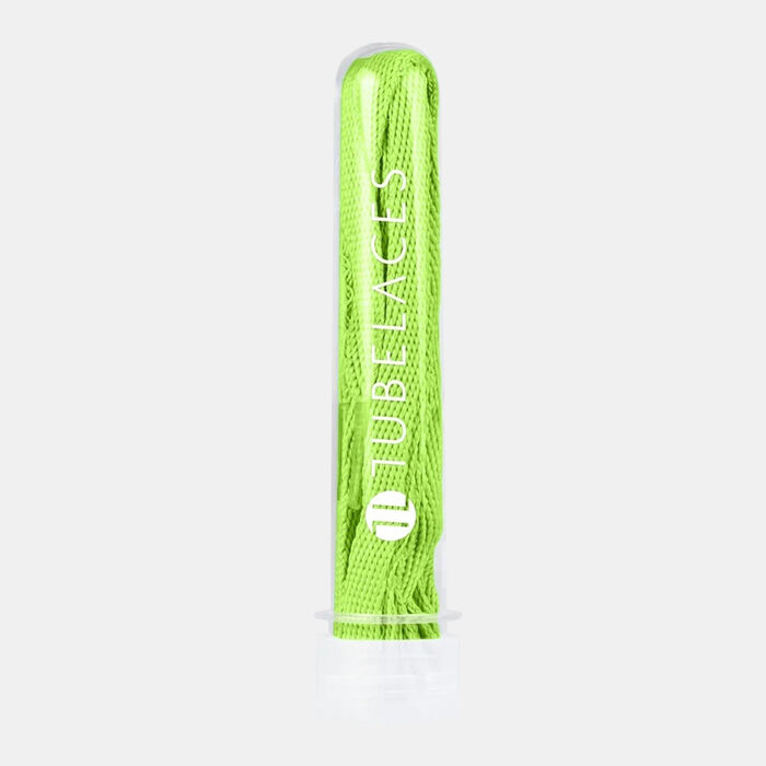 TUBELACES Flat Shoelaces Green TUBELACES Flat Shoelaces Green image number 0