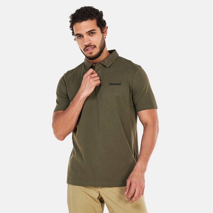 Timberland Men's Outdoor Heritage Seasonal Polo Shirt Green Timberland Men's Outdoor Heritage Seasonal Polo Shirt Green image number 0