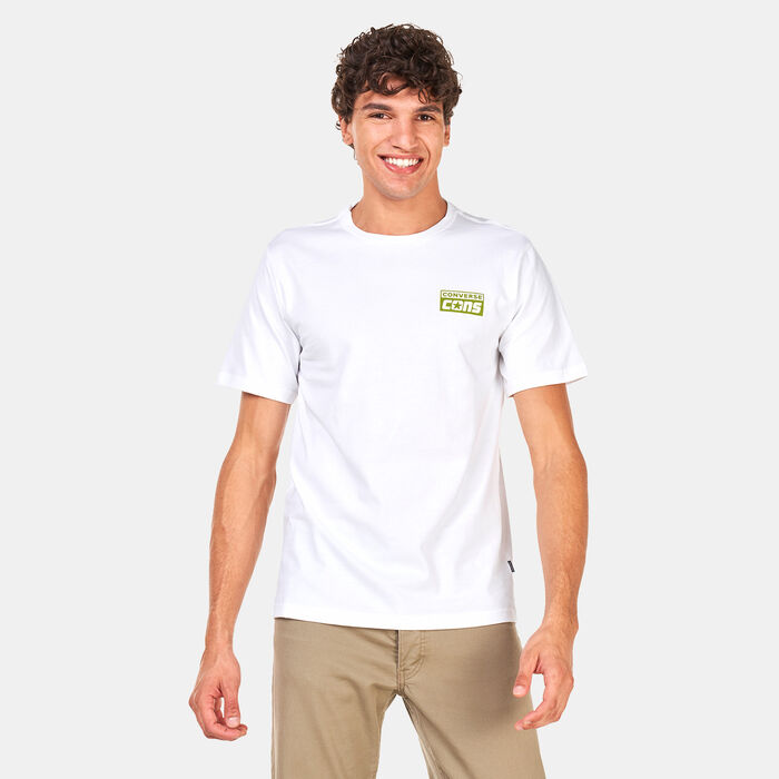 Converse Men's CONS Graphic T-Shirt White Converse Men's CONS Graphic T-Shirt White image number 0