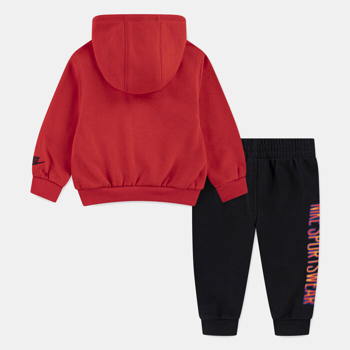 Nike Kids' Sportswear Hoodie and Joggers Set Black Nike Kids' Sportswear Hoodie and Joggers Set Black image number 1