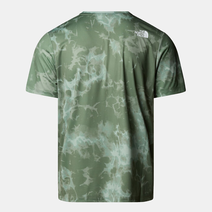 The North Face Men’s 24/7 Printed T-Shirt Green The North Face Men’s 24/7 Printed T-Shirt Green image number 1