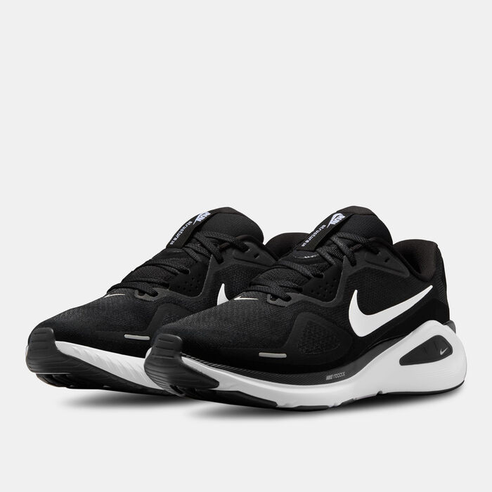 Nike Men's Structure 26 Road Running Shoes Black Nike Men's Structure 26 Road Running Shoes Black image number 1