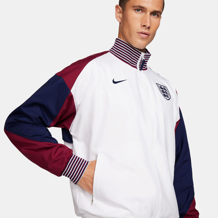 Nike Men's England Strike Dri-FIT Home Football Jacket White image number 2