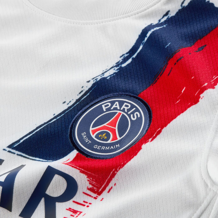 Nike Kids' Paris Saint-Germain 24/25 Away Replica Football Jersey White Nike Kids' Paris Saint-Germain 24/25 Away Replica Football Jersey White image number 4
