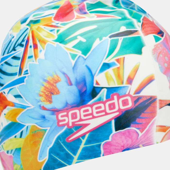 Speedo Digital Printed Swimming Cap Multi-Color Speedo Digital Printed Swimming Cap Multi-Color image number 2